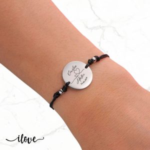 Pulsera redonda con cuerda trenzada A02C